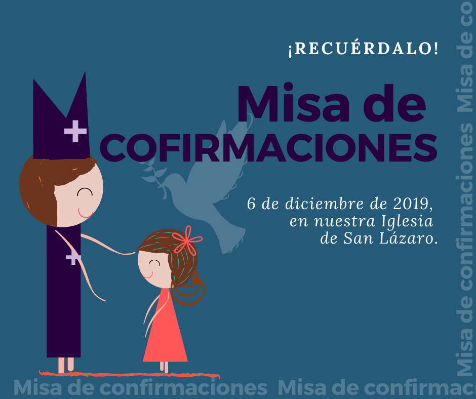 PRÓXIMA MISA DE CONFIRMACIÓN